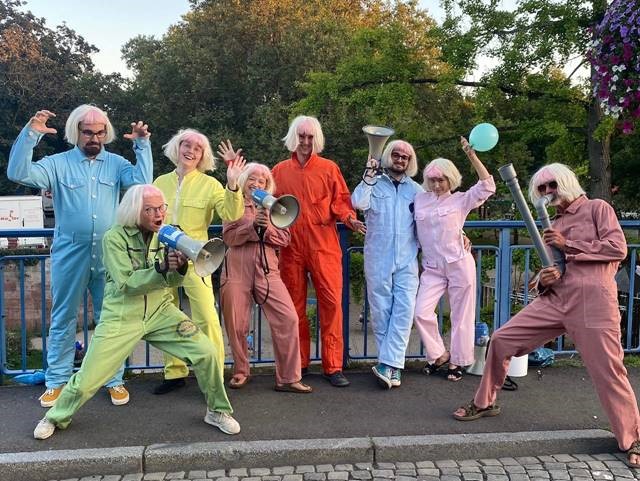 Mitglieder des Ensembles der Klangwütigen | Foto: Meike Koch